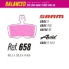 Pastillas LESS BRAKES Balanced 659 para Sram Guide, Ultimate, G2